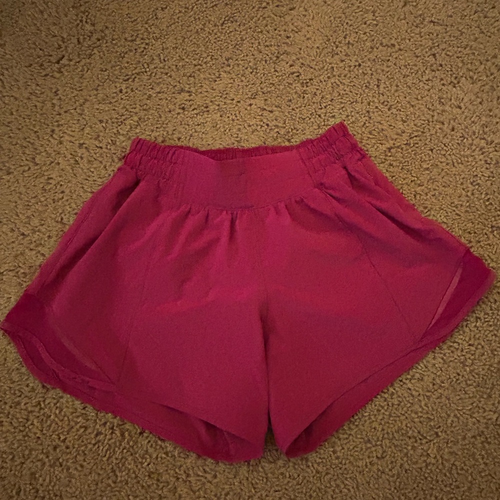 Lululemon Athletica Pink Athletic Shorts
